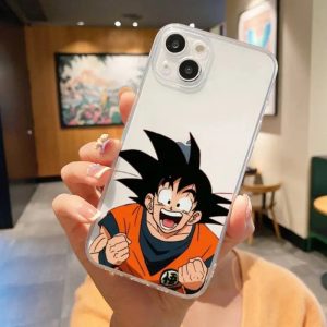 Coque iPhone Dragon Ball Goku Heureux