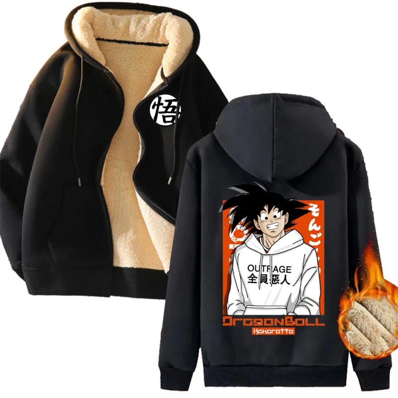 Veste Polaire Dragon Ball Goku Outrage