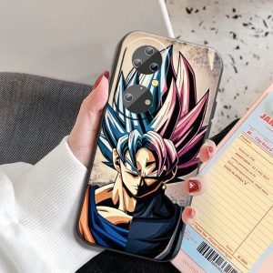 Coque Huawei Dragon Ball Goku Rosé et Blue