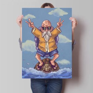 Poster Dragon Ball Tortue Géniale Umigame