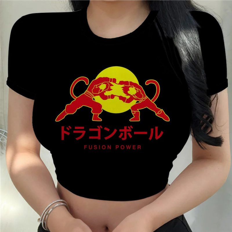 Crop Top Dragon Ball Pouvoir de la Fusion