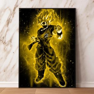 Poster Dragon Ball Goku Lueur Saiyan