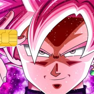 Sticker Carte Bancaire Dragon Ball Sangoku Rosé