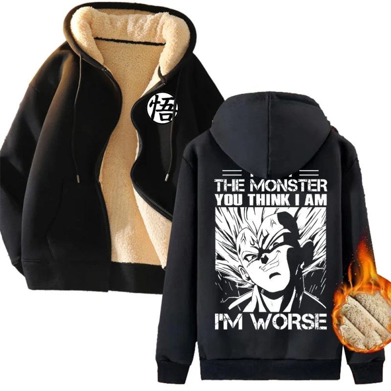 Veste Polaire Dragon Ball Vegeta Maléfique