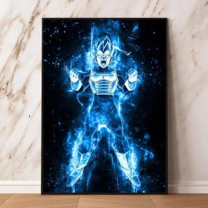 Poster Dragon Ball Vegeta Explosion d'Aura