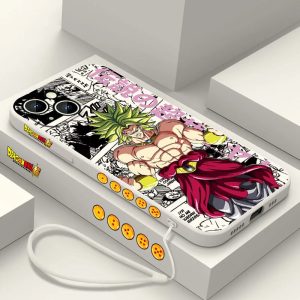 Coque iPhone Dragon Ball Broly Saiyan Légendaire