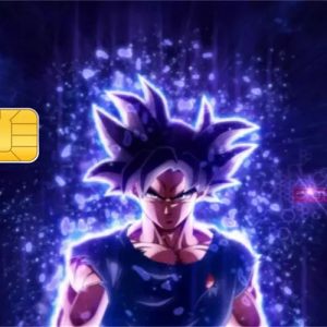 Sticker Carte Bancaire Dragon Ball Son Goku Ultra Instinct