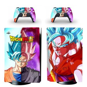 Stickers PS5 Dragon Ball Super Puissance de Goku