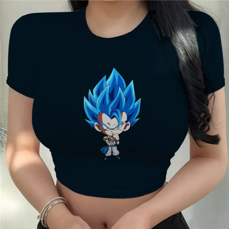 Crop Top Dragon Ball Gogeta Blue