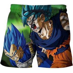 Short de Bain Goku et Vegeta