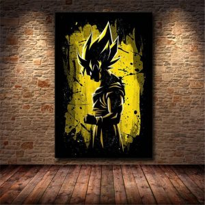 Tableau Dragon Ball Puissance Saiyan