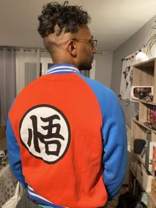 Veste Teddy Dragon Ball Z Kanji Go (Orange & Bleu) photo review