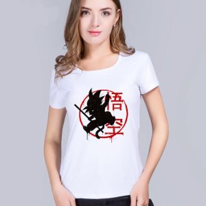 T-Shirt Dragon Ball Z Femme Goku Petit