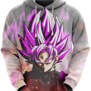 Sweat Dragon Ball Super Black Goku Rosé