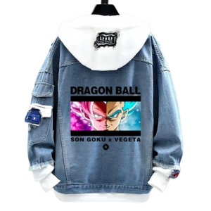 Veste en Jean Dragon Ball Son Goku x Vegeta