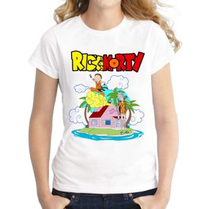 T-Shirt Dragon Ball Z Femme Rick et Morty