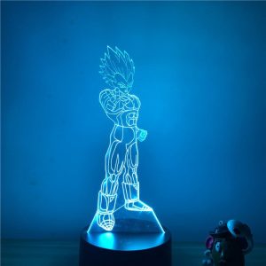 Lampe Led 3D Vegeta SSJ