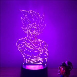 Lampe Led 3D - Goku