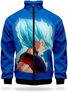 Veste Survêtement DBZ - Goku Super Saiyan Blue