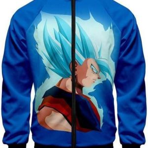 Veste Survêtement DBZ - Goku Super Saiyan Blue