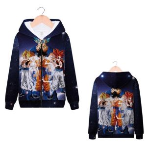 Sweat Zip DBZ - Goku Transformations