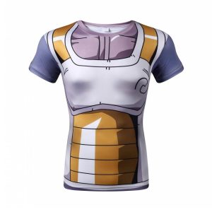 T-Shirt Compression DBZ Super Vegeta