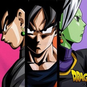 Serviette Dragon Ball Goku & Zamasu