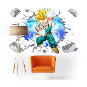 Sticker Mural Dragon Ball Z - Trunks Petit Super Saiyan