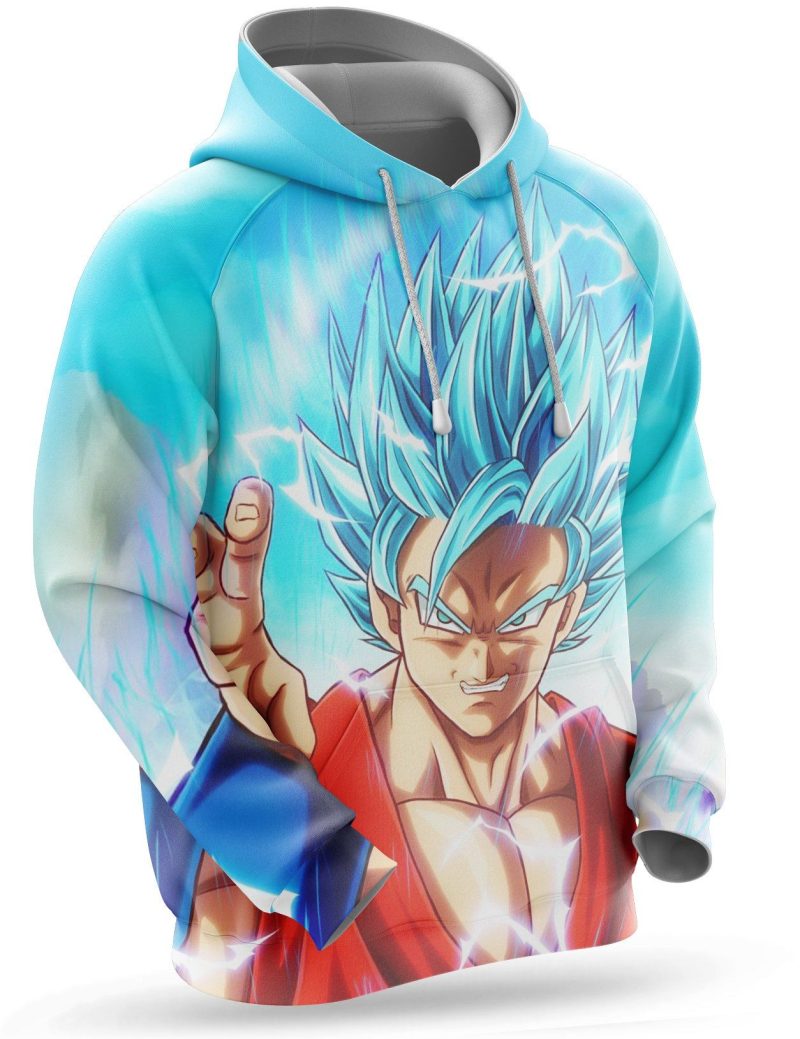 Hoodie Goku Blue