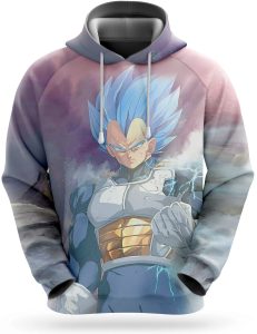 Sweat à Capuche Vegeta Saiyan