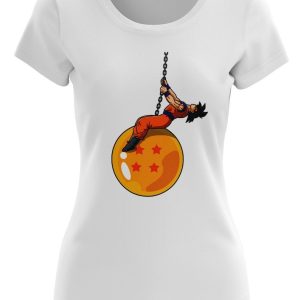 T Shirt Dragon Ball Z - Goku Wrecking Ball