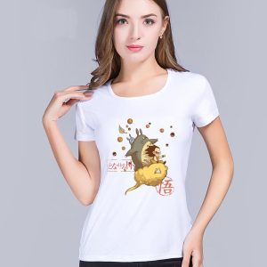 T-Shirt Dragon Ball Z Femme Goku Totoro