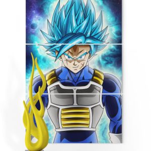 Tableau Dragon Ball Super Bardock SSJ Blue