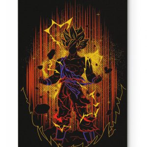 Tableau Dragon Ball Z Vegeta SSJ2