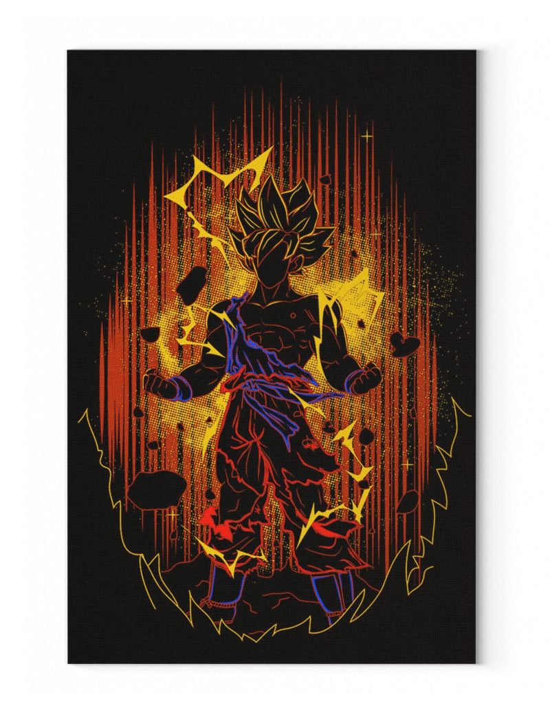 Tableau Dragon Ball Z Vegeta SSJ2