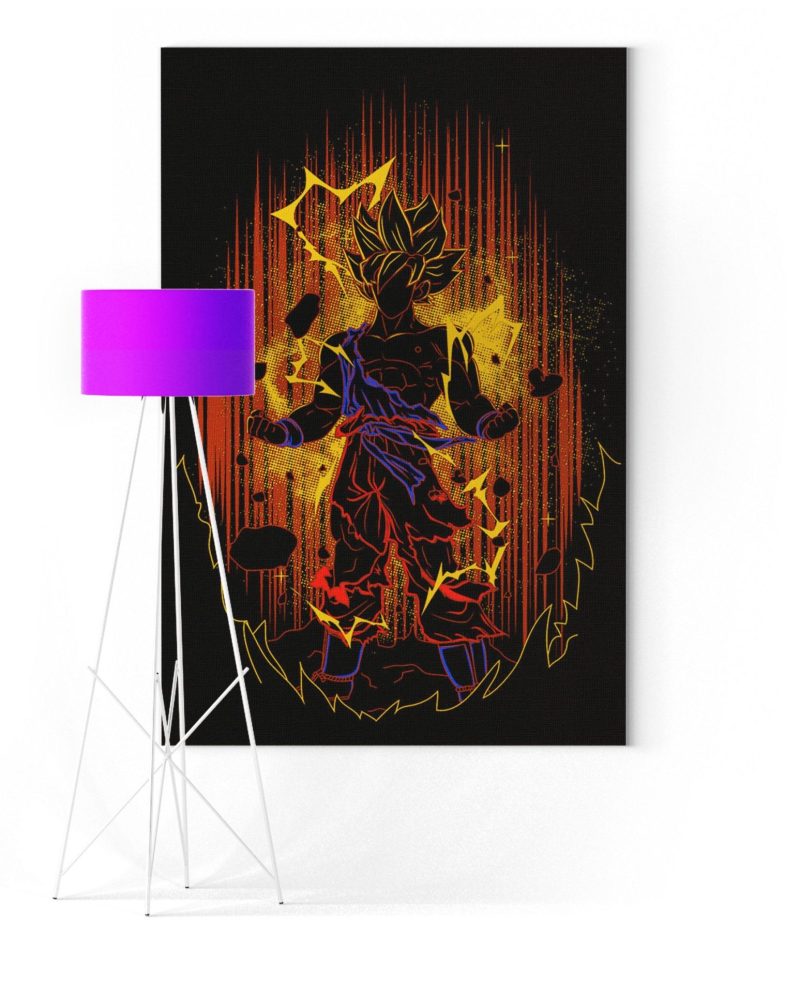 Tableau Dragon Ball Z Vegeta SSJ2