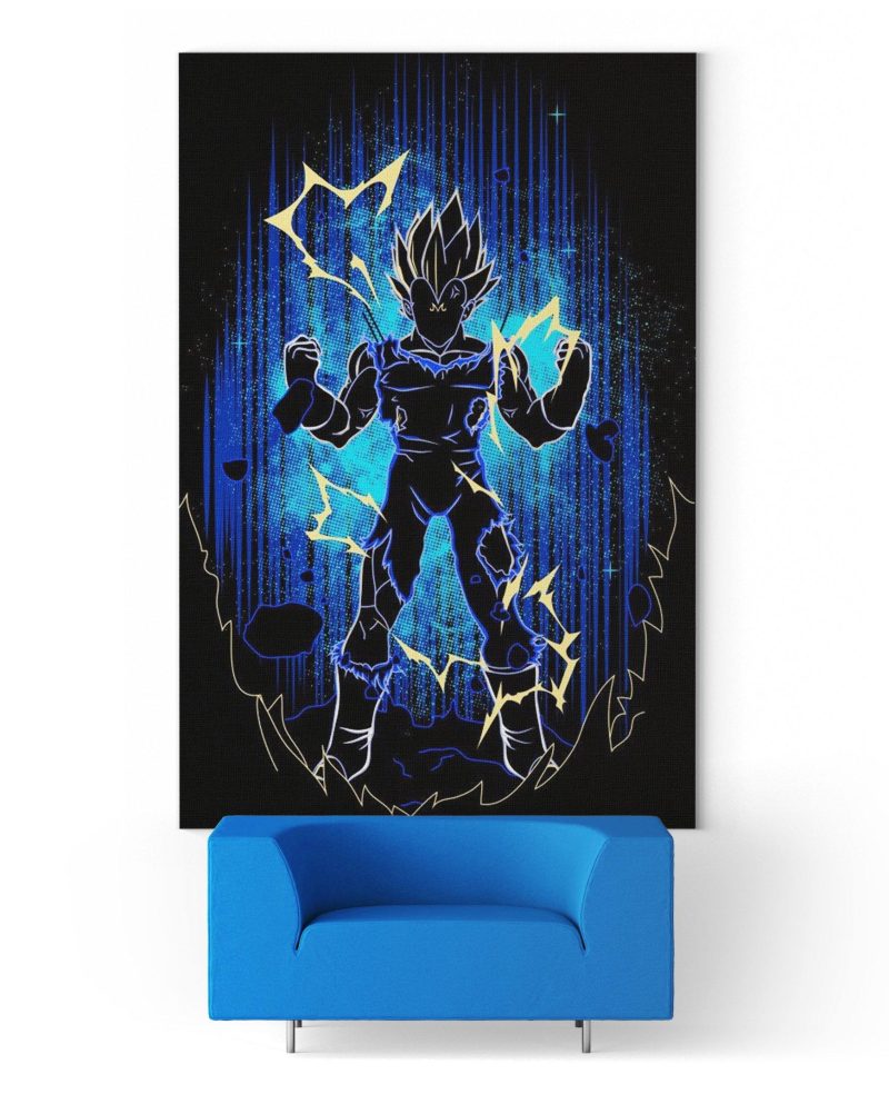 Tableau Dragon Ball Z Vegeta SSJ2