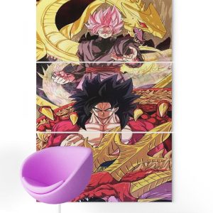 Tableau Dragon Ball GT Goku Rosé