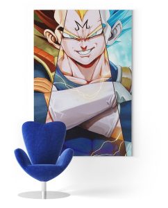 Tableau Dragon Ball Vegeta 3 Formes