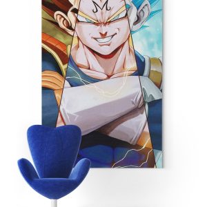 Tableau Dragon Ball Vegeta 3 Formes