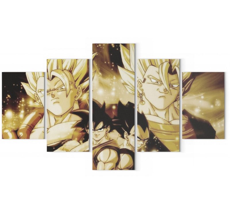 Tableau Dragon Ball Z Goku Vegeta