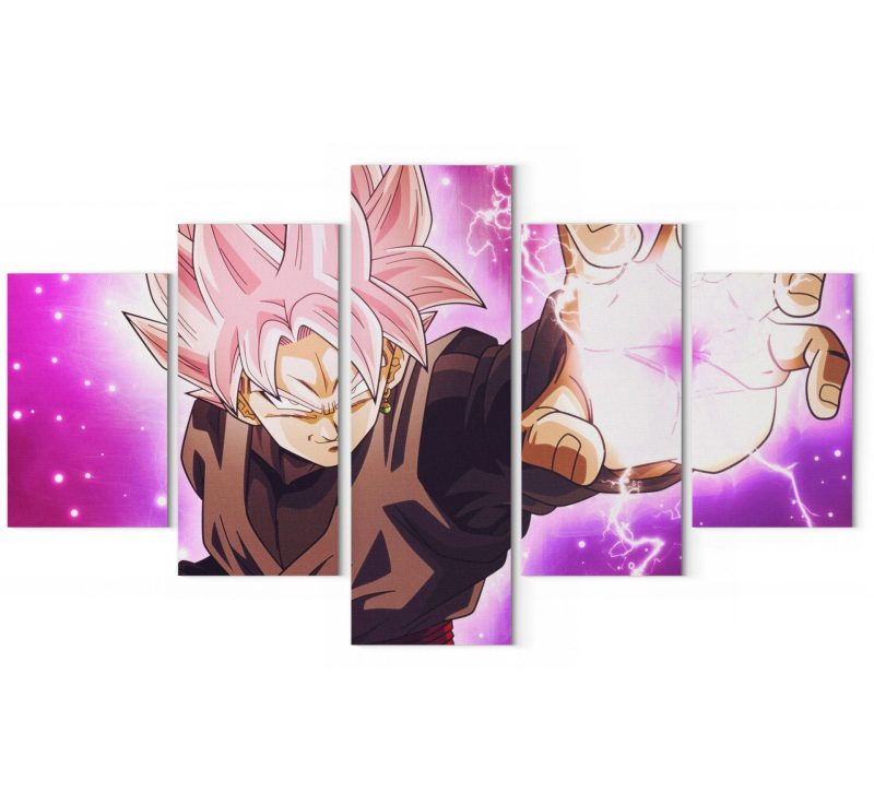 Tableau Goku Rose