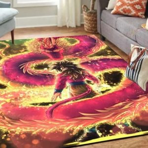 Tapis Dragon Ball Goku Saiyan 4 & Shenron