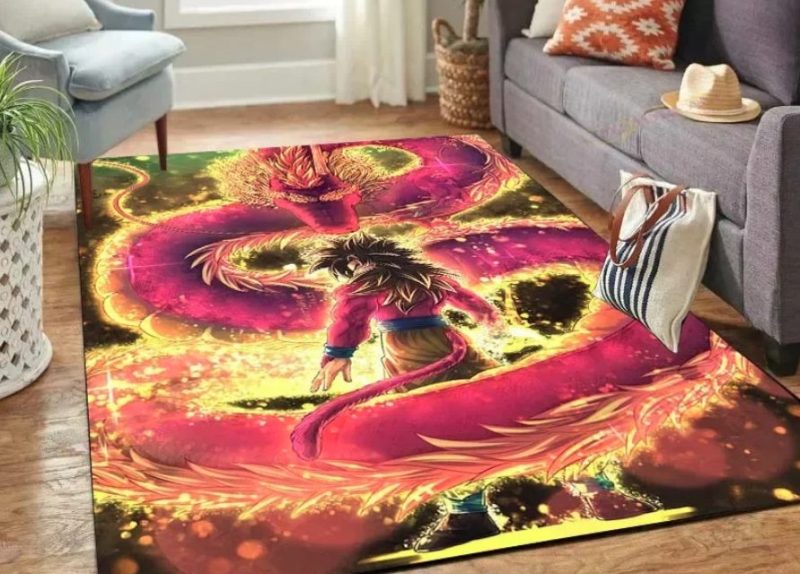 Tapis Dragon Ball Goku Saiyan 4 & Shenron