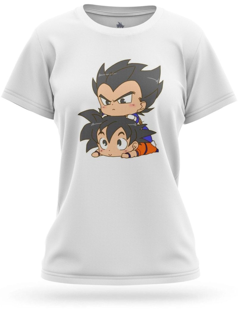 T-Shirt DBZ Femme - Vegeta Goku