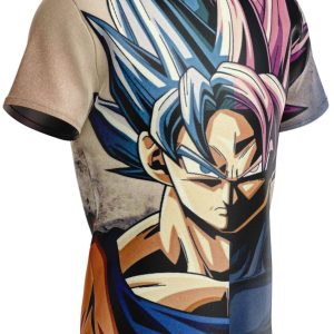 T Shirt Goku Rose