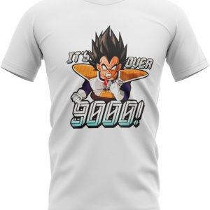 T Shirt Vegeta Over 9000