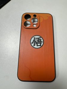 Coque iPhone Dragon Ball Kanji Go Orange photo review