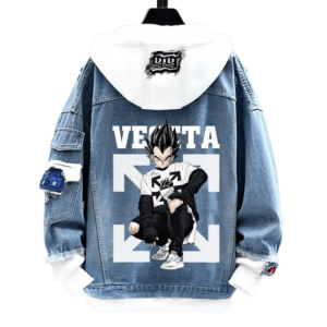 Veste en Jean Dragon Ball Vegeta Streetwear