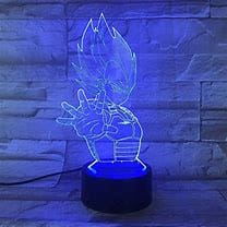 Lampe LED 3D Dragon Ball Vegeta photo review